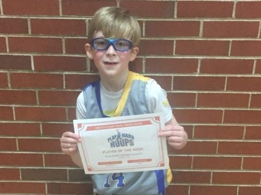 Connor Drumm – 3rd Grade – PHH Feeder League Player Of The Week Saturday, January 11th