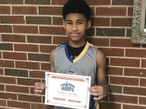 Michael Pierre – 6th Grade White – PHH Feeder League Player Of The Week Saturday, January 11th