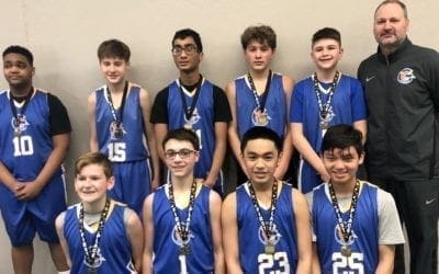 8th Grade Blue – Champions of Deerfield Jr. Warriors Feeder Shootout