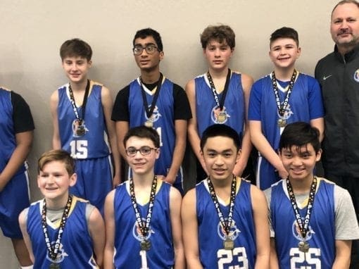 8th Grade Blue – Champions of Deerfield Jr. Warriors Feeder Shootout