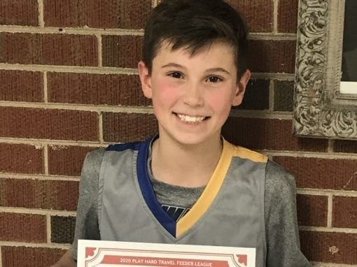 Joel Paasch – 6th Grade White – PHH Feeder League Player Of The Week Sunday, December 15th